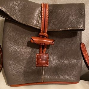 Elephant grey Dooney & Bourke crossbody bag
